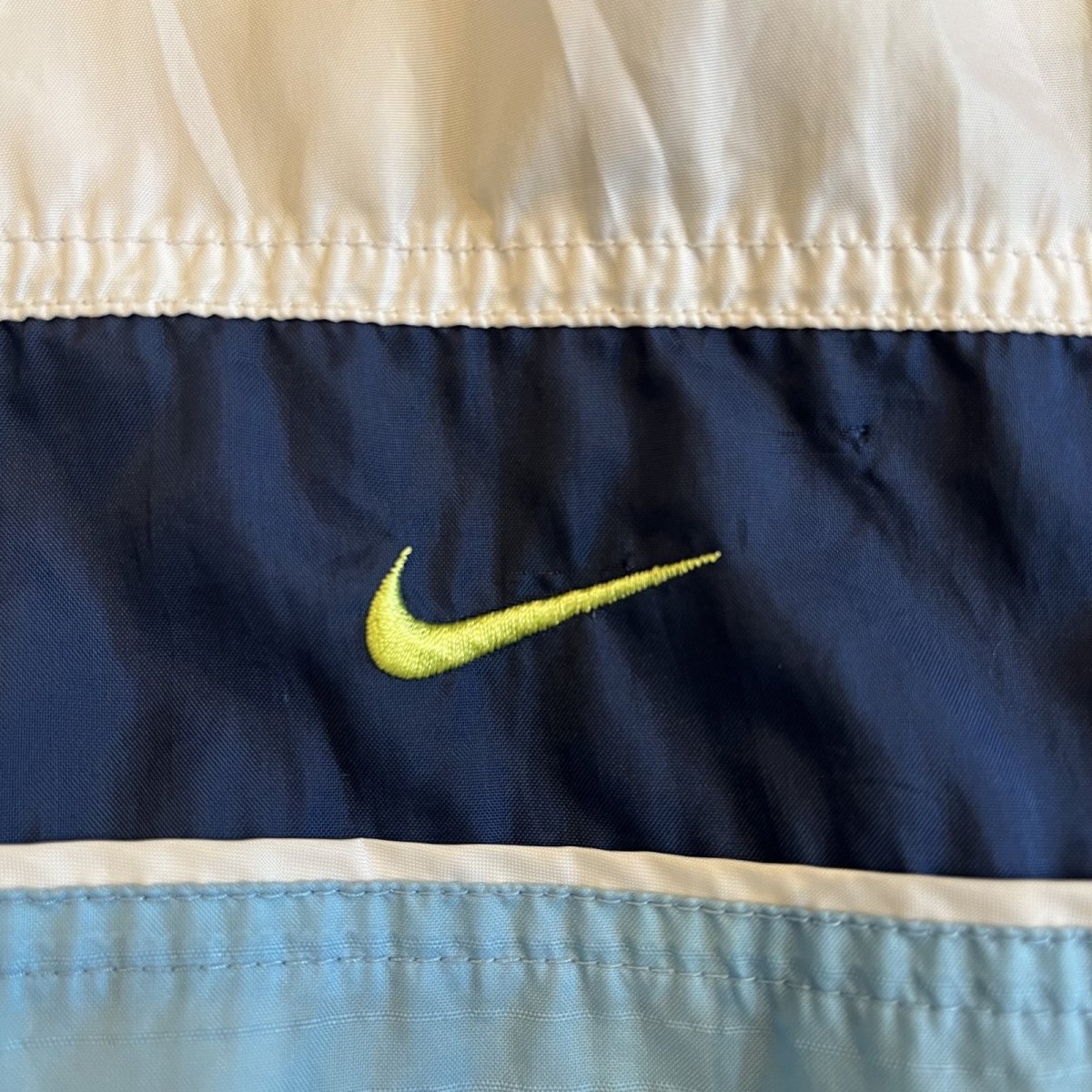 画像8: 【NIKE】3 COLOR HALF NECK DESIGN NYLON VEST / Ladies M(L) (8)