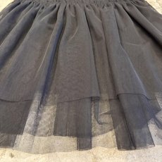 画像4: BLACK COLOR TULLE CAMISOLE TUNIC / Ladies M (4)