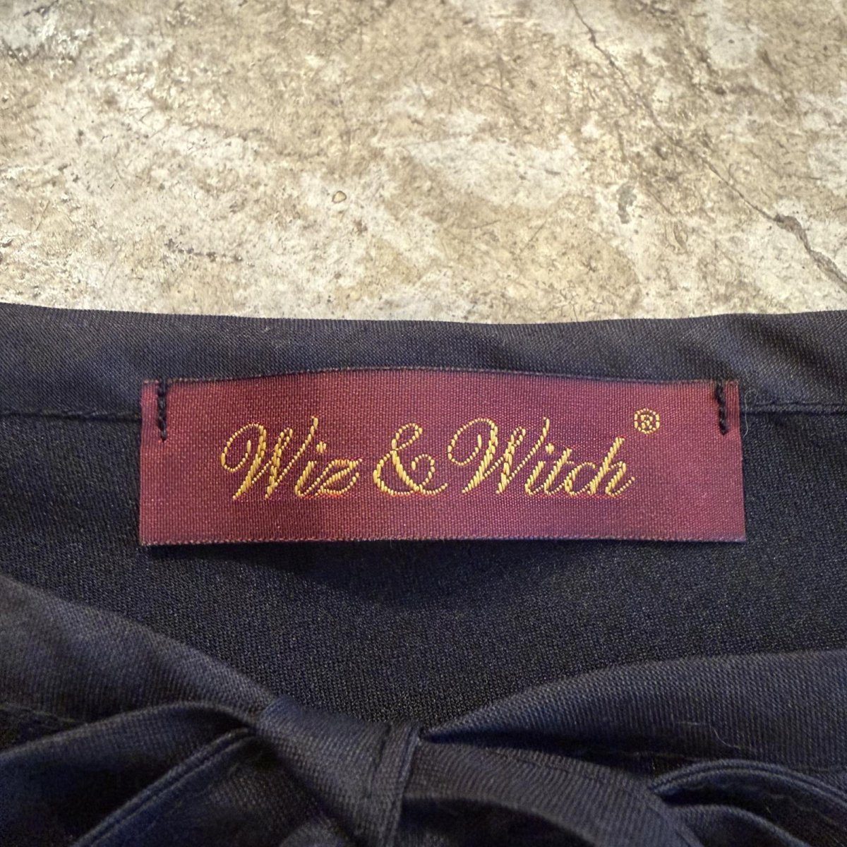 画像11: 【Wiz&Witch】"UNITED" LACE MIX WRAP SKIRT / FREE (11)