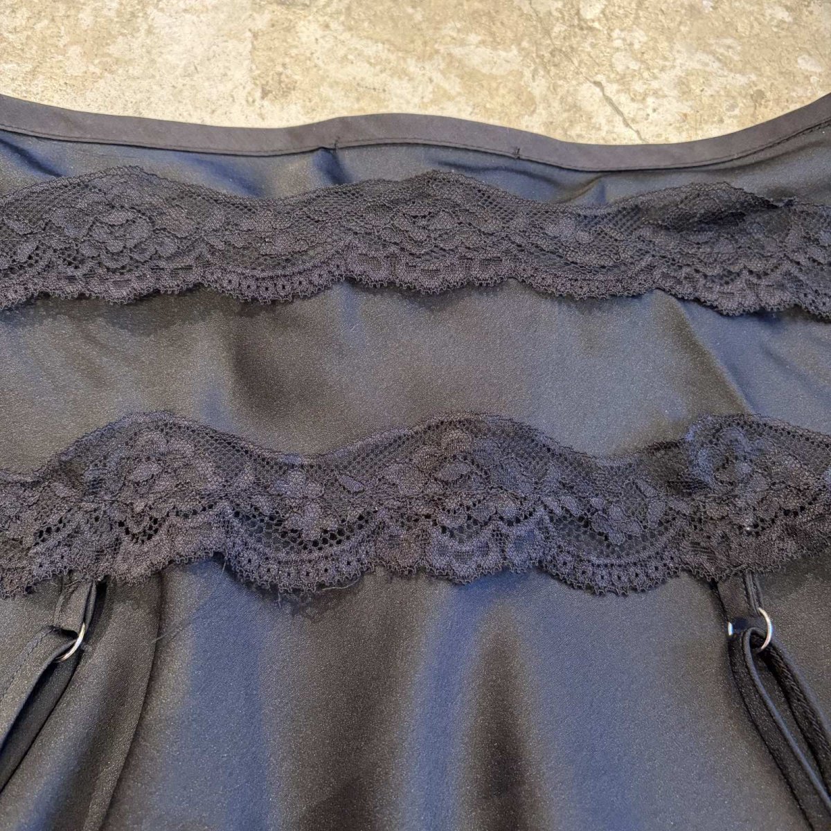 画像8: 【Wiz&Witch】"UNITED" LACE MIX WRAP SKIRT / FREE (8)