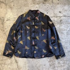 画像1: MIX COLOR BUTTERFLY PATTERN DESIGN CHINA JACKET / Ladies M (1)