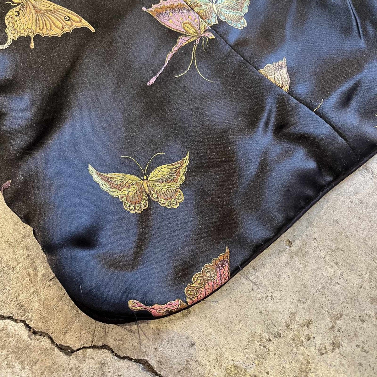 画像3: MIX COLOR BUTTERFLY PATTERN DESIGN CHINA JACKET / Ladies M (3)