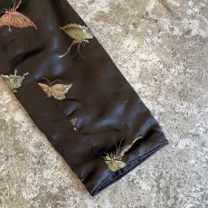 画像6: MIX COLOR BUTTERFLY PATTERN DESIGN CHINA JACKET / Ladies M (6)