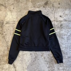 画像2: COLOR PIPING LINE SHORT DESIGN ZIP UP JACKET / Ladies M(L) (2)