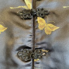 画像11: MIX COLOR BUTTERFLY PATTERN DESIGN CHINA JACKET / Ladies M (11)