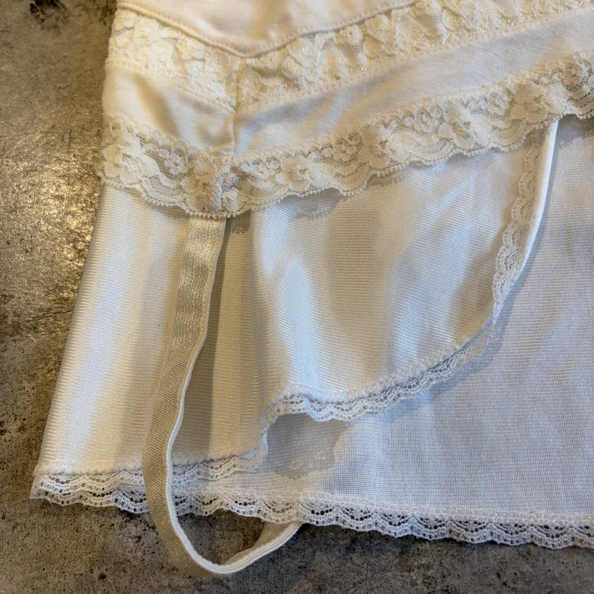 画像9: 【Wiz&Witch】"UNITED" VTG LACE MIX WRAP SKIRT / FREE (9)