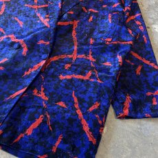 画像6: ALL OVER ARTISTIC PATTERN TAILORED JACKET / Mens M / MADE IN USA (6)