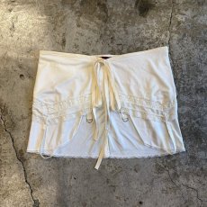 画像1: 【Wiz&Witch】"UNITED" VTG LACE MIX WRAP SKIRT / FREE (1)