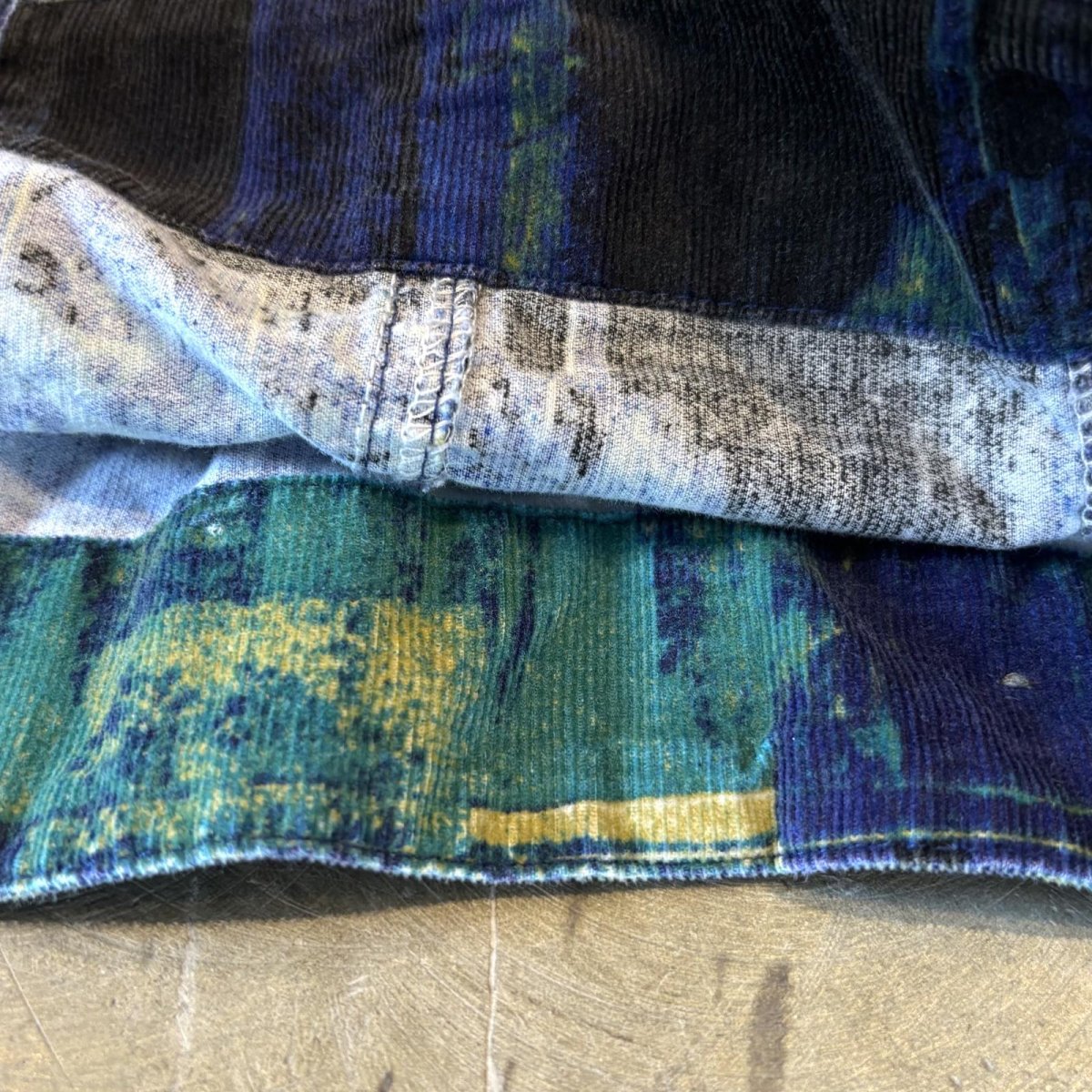 画像8: ALL OVER ART GRAPHIC PATTERN COTTON JACKET / Mens L (8)