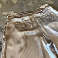 画像9: LUSTER GOLD COLOR WIDE SILHOUETTE SHORTS / W34 (9)