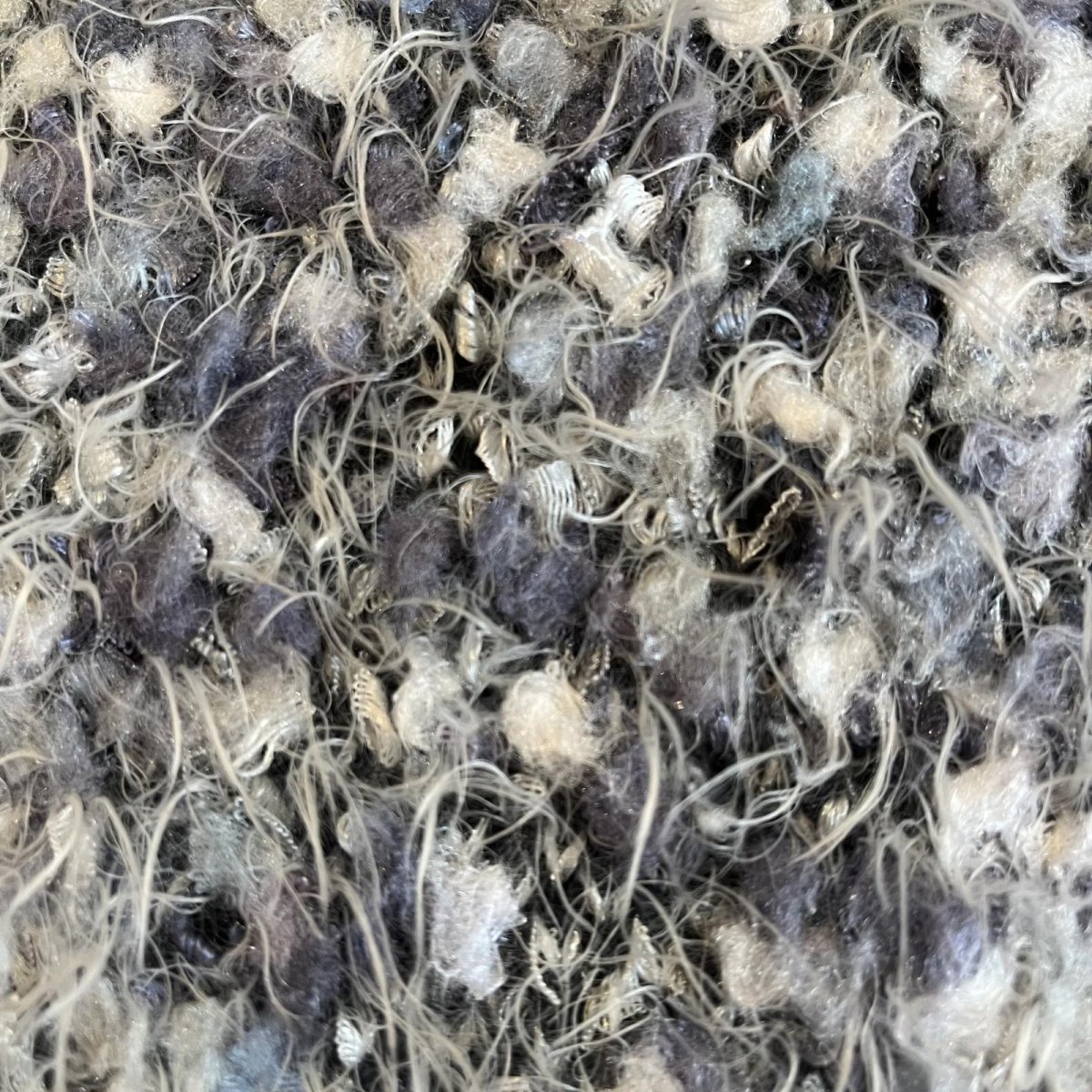 画像10: MIX COLOR OVER DESIGN SHAGGY KNIT SWEATER  / Ladies XL (10)