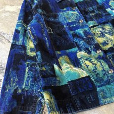 画像5: ALL OVER ART GRAPHIC PATTERN COTTON JACKET / Mens L (5)