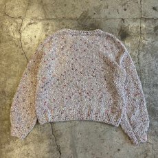 画像2: COLOR NEP CHENILLE KNIT SWEATER / Ladies M (2)