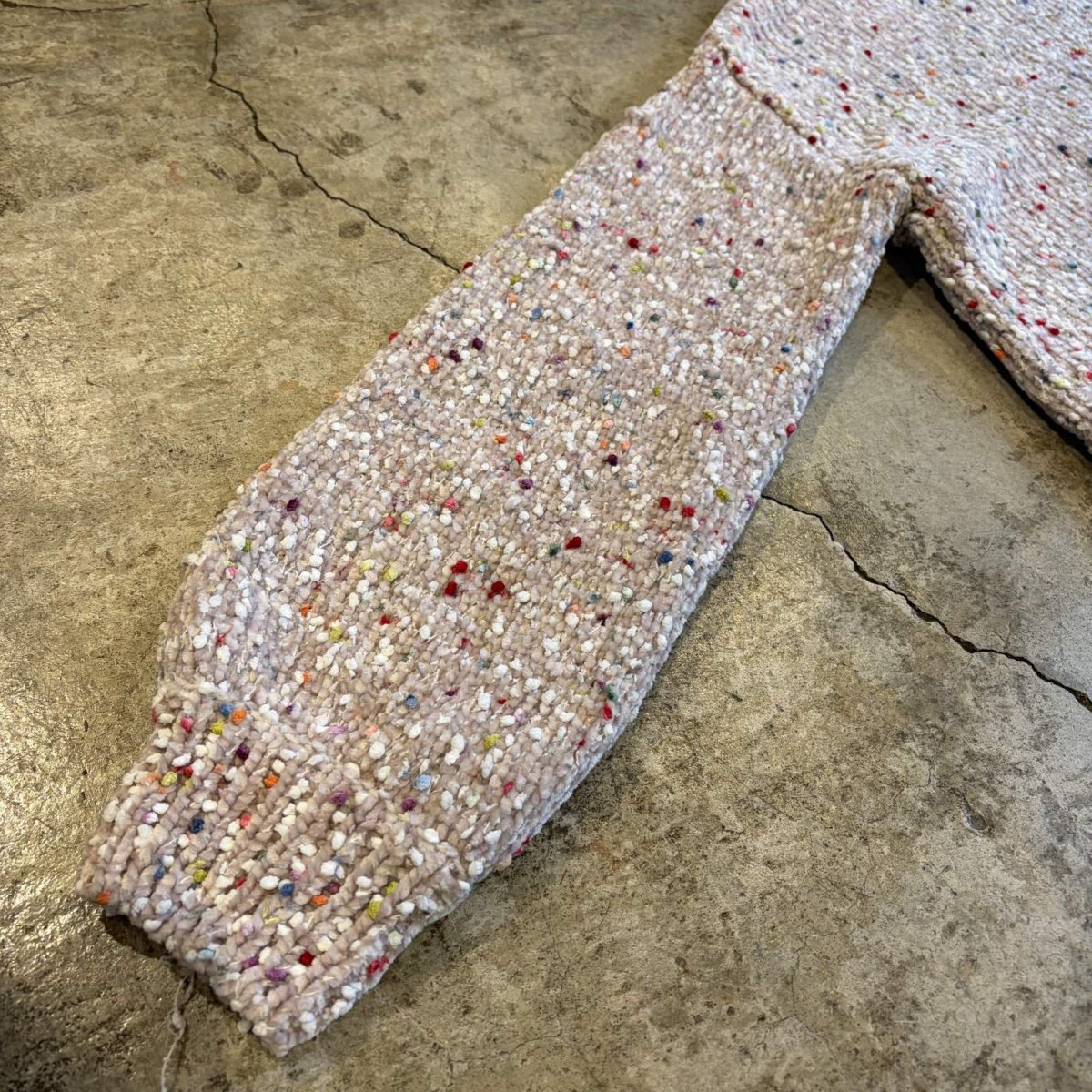 画像5: COLOR NEP CHENILLE KNIT SWEATER / Ladies M (5)