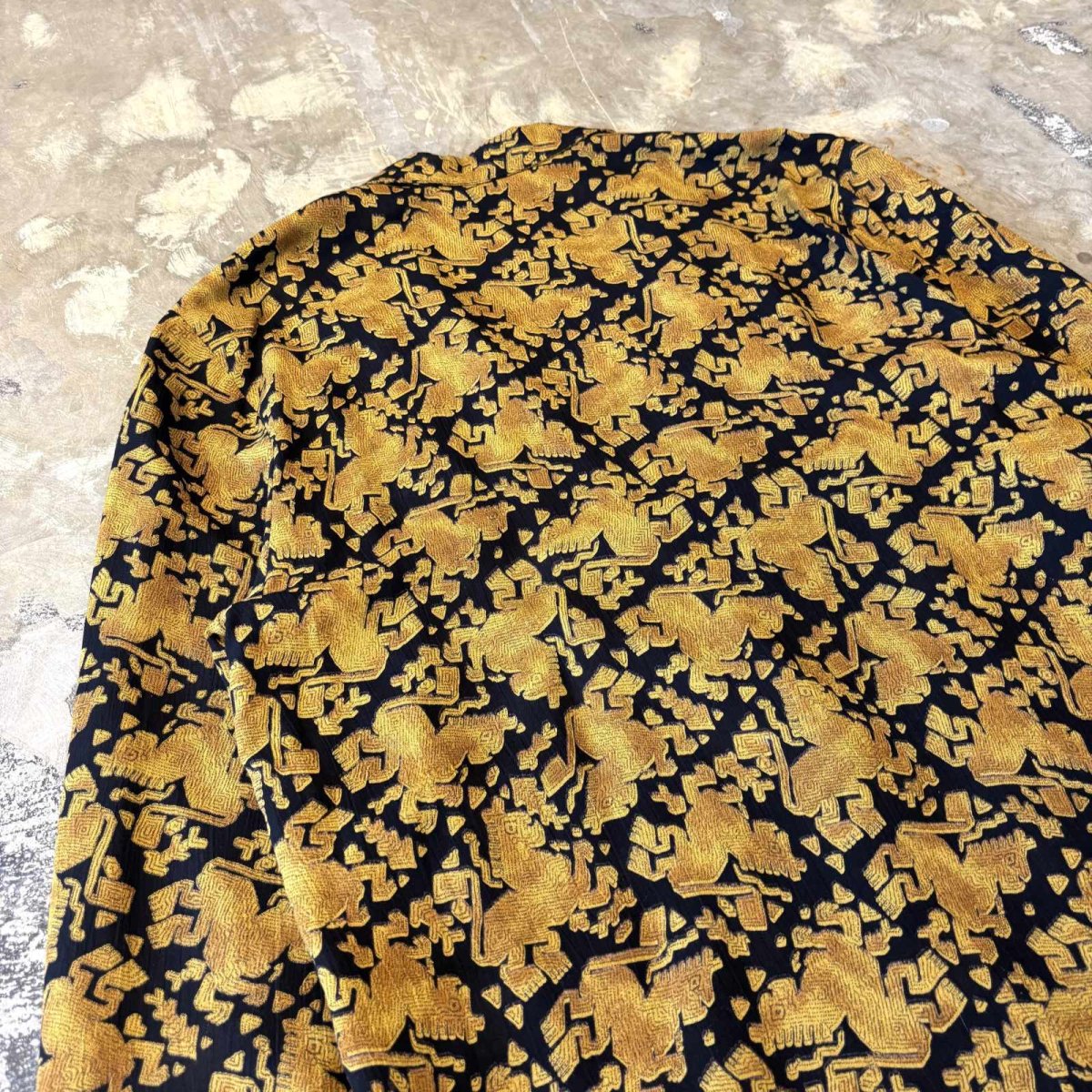 画像9: 80~90's ALL OVER PATTERN TAILORED JACKET / Mens S(L) / MADE IN USA (9)