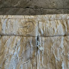 画像8: JACQUARD DESIGN BACK SLIT STRAIGHT SKIRT / W27~W30 (8)