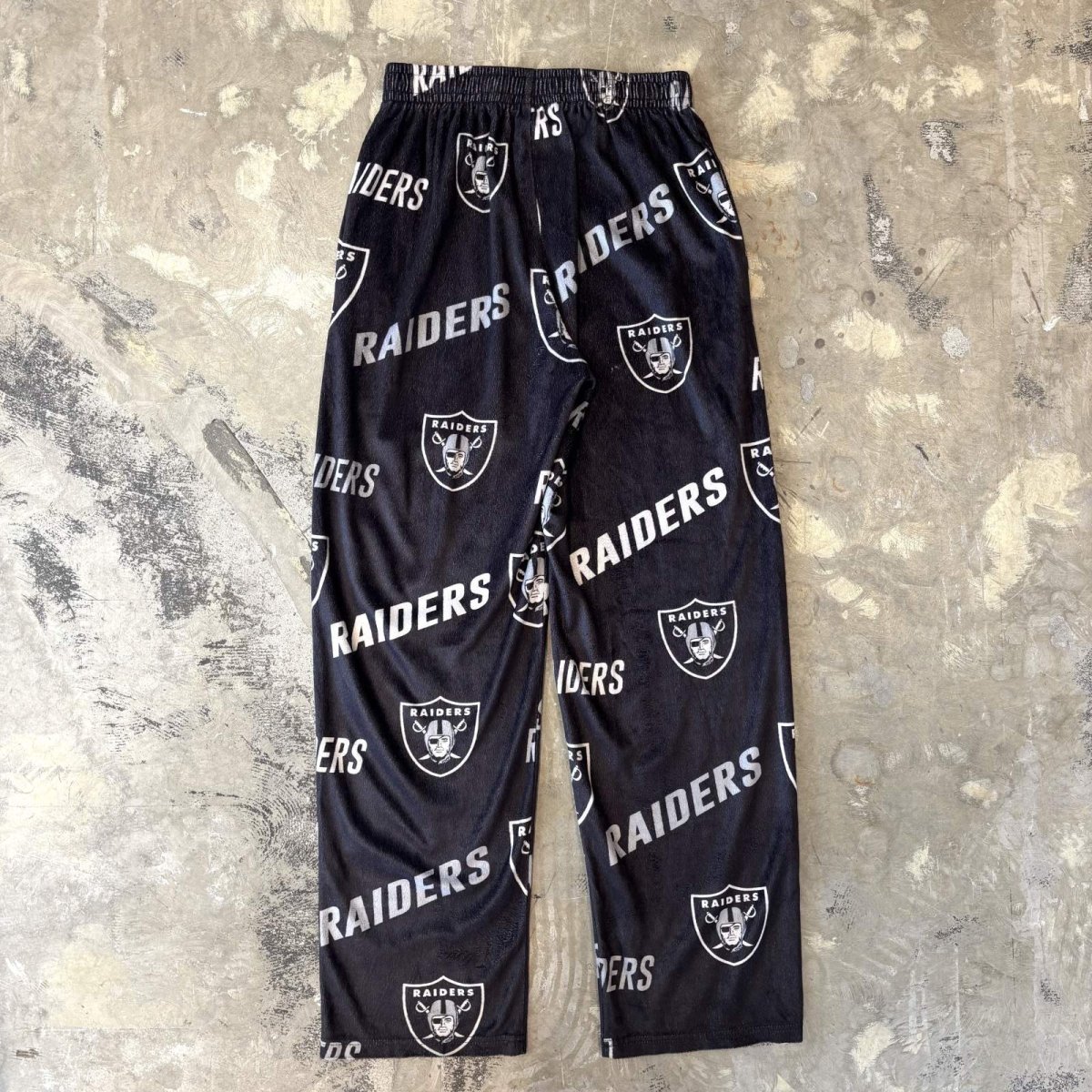 画像2: "RAIDERS" GRAPHIC PATTERN PAJAMA PANTS / FREE (2)