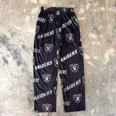 画像2: "RAIDERS" GRAPHIC PATTERN PAJAMA PANTS / FREE (2)
