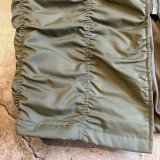 画像9: FRONT ZIP UP GATHER DESIGN NYLON SKIRT / W25~W35 (9)