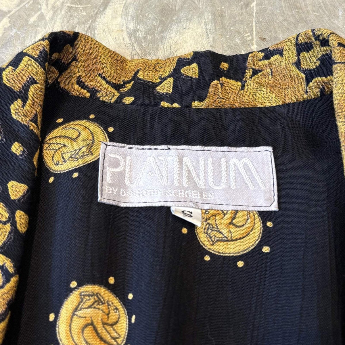 画像12: 80~90's ALL OVER PATTERN TAILORED JACKET / Mens S(L) / MADE IN USA (12)