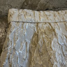 画像6: JACQUARD DESIGN BACK SLIT STRAIGHT SKIRT / W27~W30 (6)