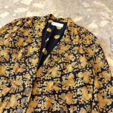 画像4: 80~90's ALL OVER PATTERN TAILORED JACKET / Mens S(L) / MADE IN USA (4)