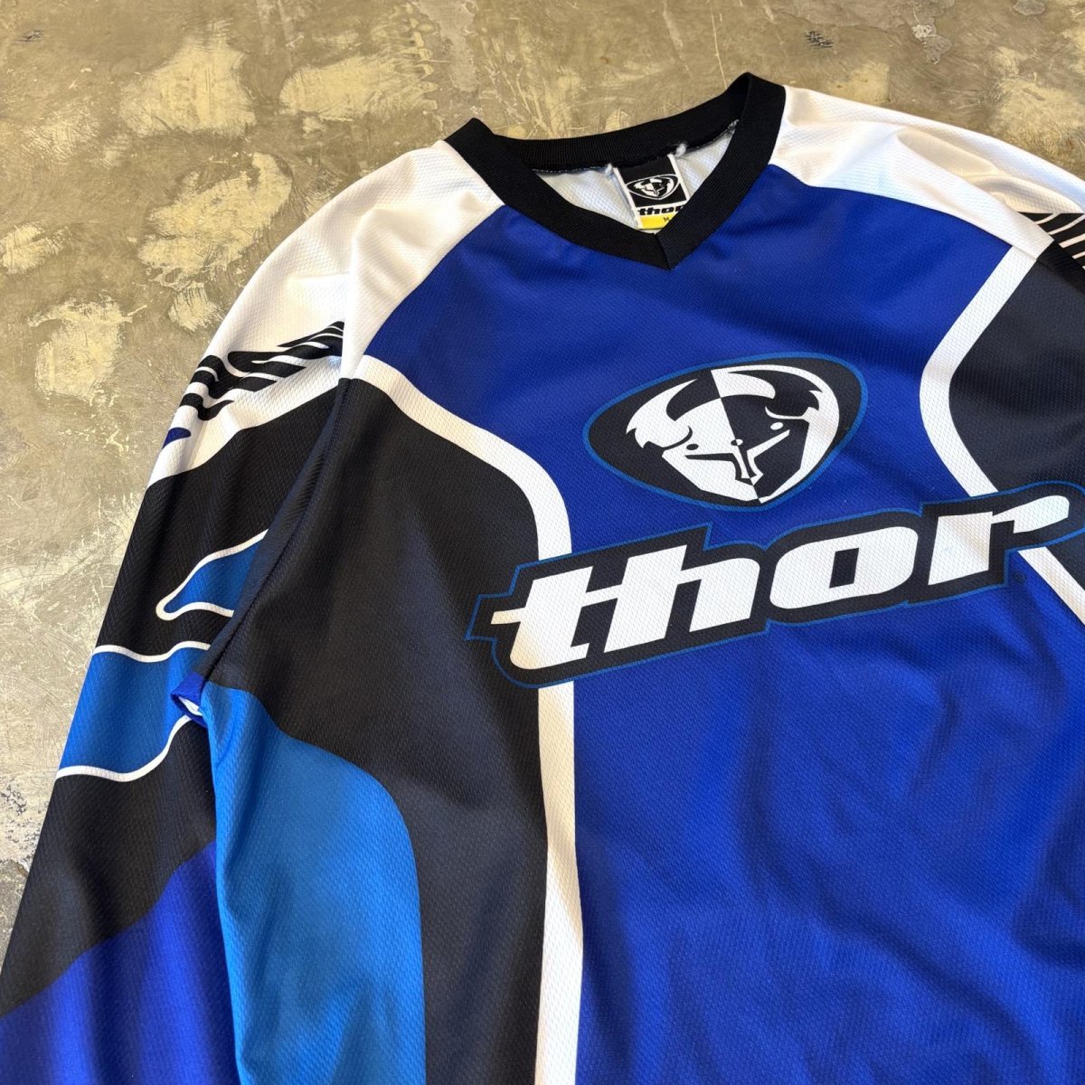 画像3: "THOR" COLOR SWITCHED LOGO RACING L/S TOPS / Mens M(L) (3)