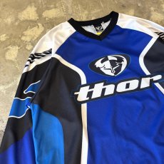 画像3: "THOR" COLOR SWITCHED LOGO RACING L/S TOPS / Mens M(L) (3)