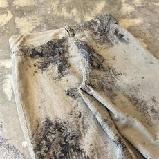 画像9: ART GRAPHIC PATTERN FLARE CORDUROY PANTS / W30 / MADE IN ITALY (9)