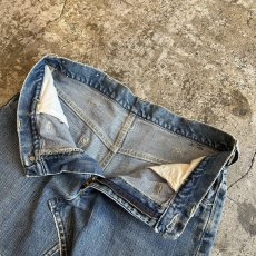 画像7: 60's~70's【Lee】CUT OFF BLUE DENIM SKIRT / W30 (7)