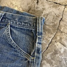 画像5: 60's~70's【Lee】CUT OFF BLUE DENIM SKIRT / W30 (5)