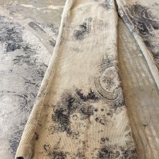 画像7: ART GRAPHIC PATTERN FLARE CORDUROY PANTS / W30 / MADE IN ITALY (7)