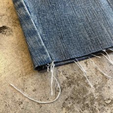 画像3: 60's~70's【Lee】CUT OFF BLUE DENIM SKIRT / W30 (3)