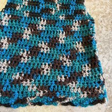 画像5: ALL OVER PATTERN COLOR DESIGN KNIT VEST / Ladies M (5)