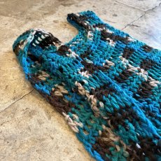 画像7: ALL OVER PATTERN COLOR DESIGN KNIT VEST / Ladies M (7)