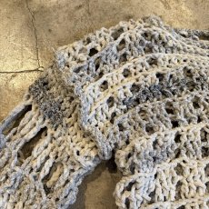 画像11: CHENILLE CROCHET KNIT MESH SWEATER / Ladies L (11)