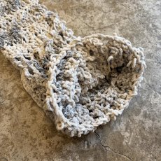 画像7: CHENILLE CROCHET KNIT MESH SWEATER / Ladies L (7)