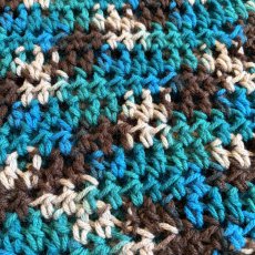 画像4: ALL OVER PATTERN COLOR DESIGN KNIT VEST / Ladies M (4)