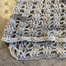 画像10: CHENILLE CROCHET KNIT MESH SWEATER / Ladies L (10)