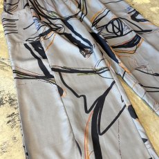 画像5: LINE ART PATTERN BALLOON SILHOUETTE PANTS / W30~ (5)