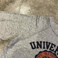 画像12: 80's FRONT PRINTED COLLEGE DESIGN L/S SWEAT / Ladies L  (12)