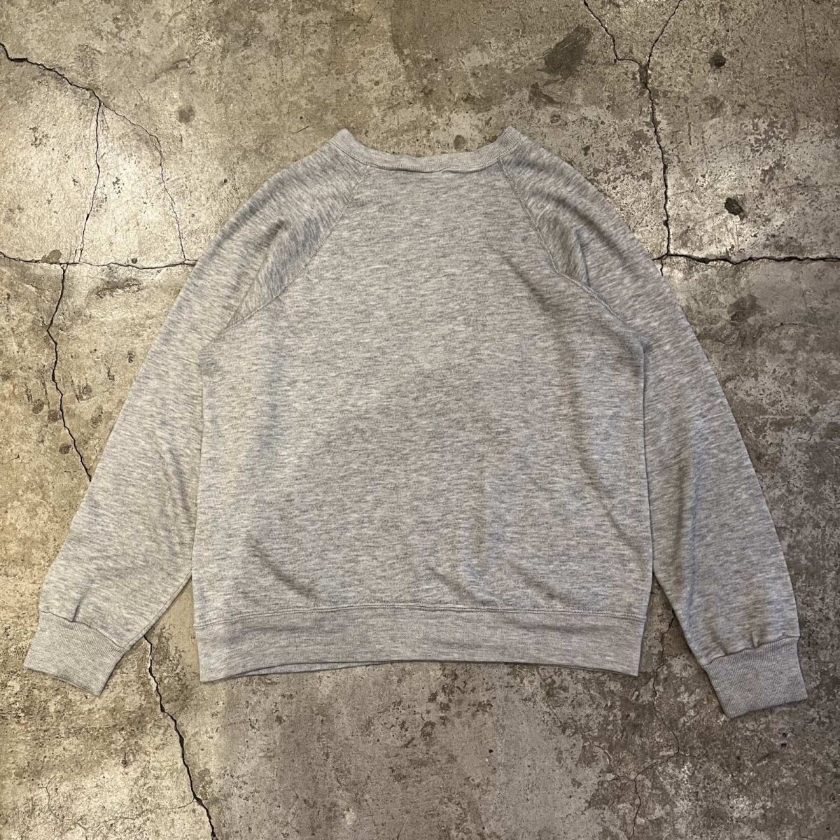 画像2: 80's FRONT PRINTED COLLEGE DESIGN L/S SWEAT / Ladies L  (2)
