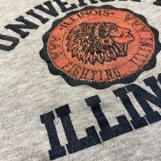 画像10: 80's FRONT PRINTED COLLEGE DESIGN L/S SWEAT / Ladies L  (10)