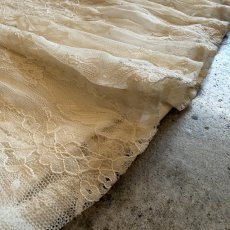 画像11: FLORAL PATTERN DESIGN LACE SKIRT / W26~W38 (11)