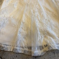 画像9: FLORAL PATTERN DESIGN LACE SKIRT / W26~W38 (9)