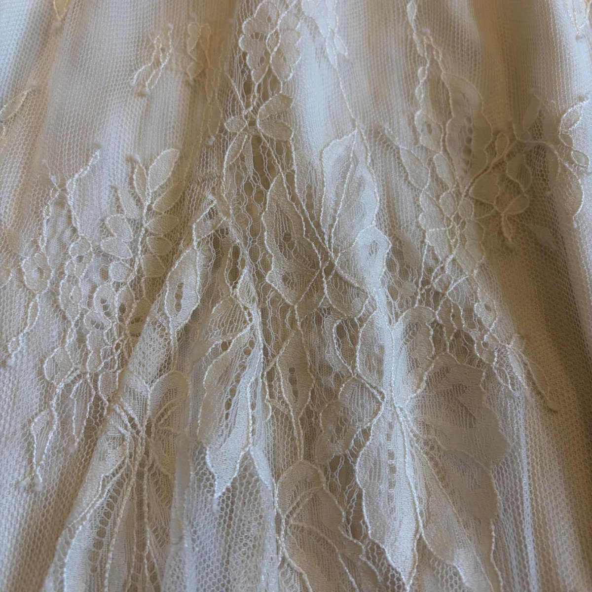 画像6: FLORAL PATTERN DESIGN LACE SKIRT / W26~W38 (6)