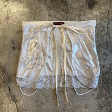 画像1: 【Wiz&Witch】"UNITED" LACE MIX WRAP SKIRT / FREE (1)