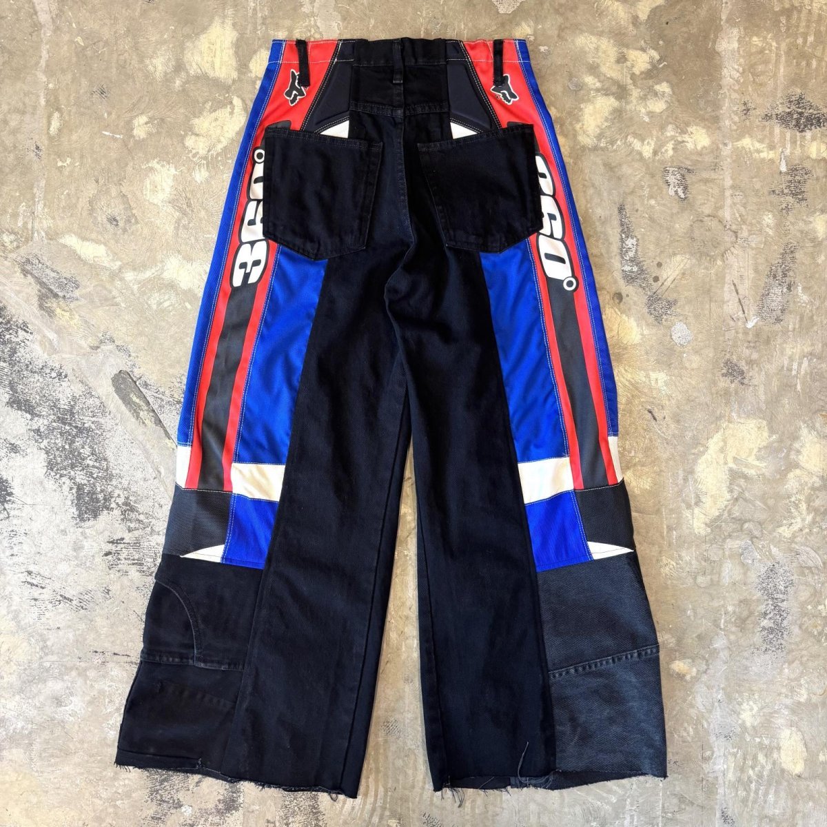 画像2: 【Wiz&Witch】"UNITED" FOX MOTO-X DENIM PANTS / OS (2)