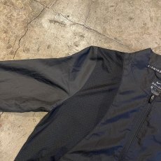 画像9: 【NIKE AIR】BLACK COLOR MESH×NYLON DOCKING DESIGN ZIP UP TOPS / Ladies M  (9)
