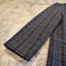 画像5: ALL OVER CHECK PATTERN TAILORED JACKET / Ladies L (5)